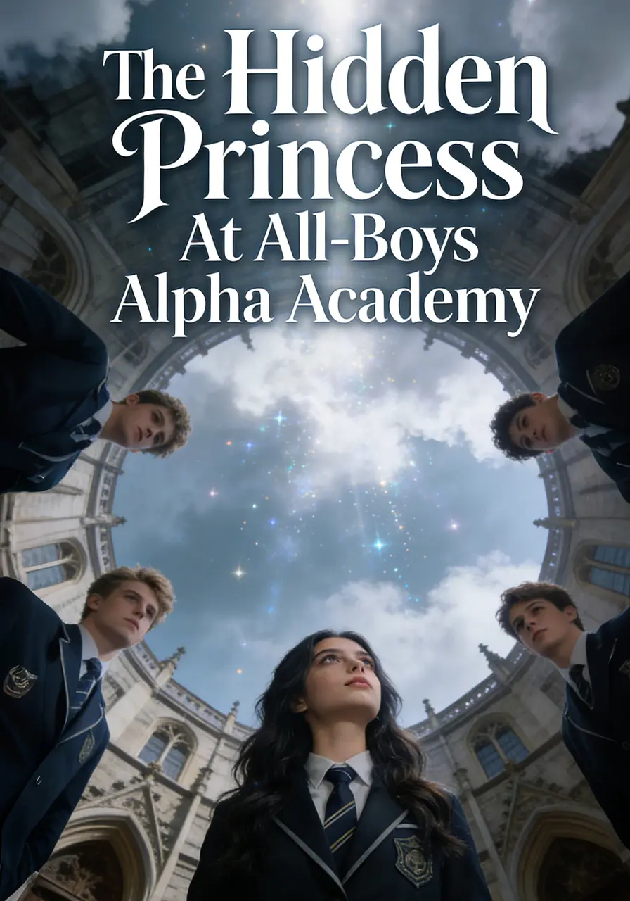 The Hidden Princess At All-Boys Alpha Academy novel cover