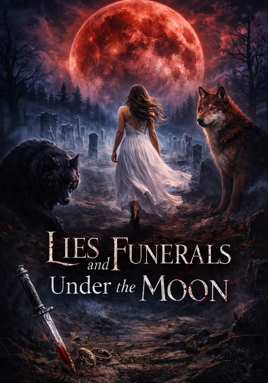 Lies and Funerals Under the Moon novel cover