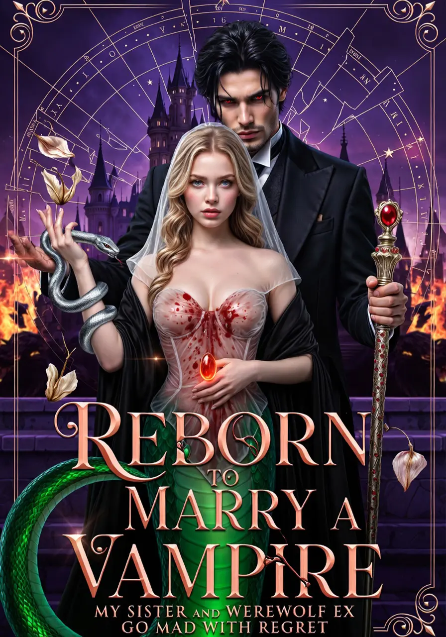 Reborn to Marry a Vampire,My Sister and Werewolf Ex Go Mad with Regret novel cover