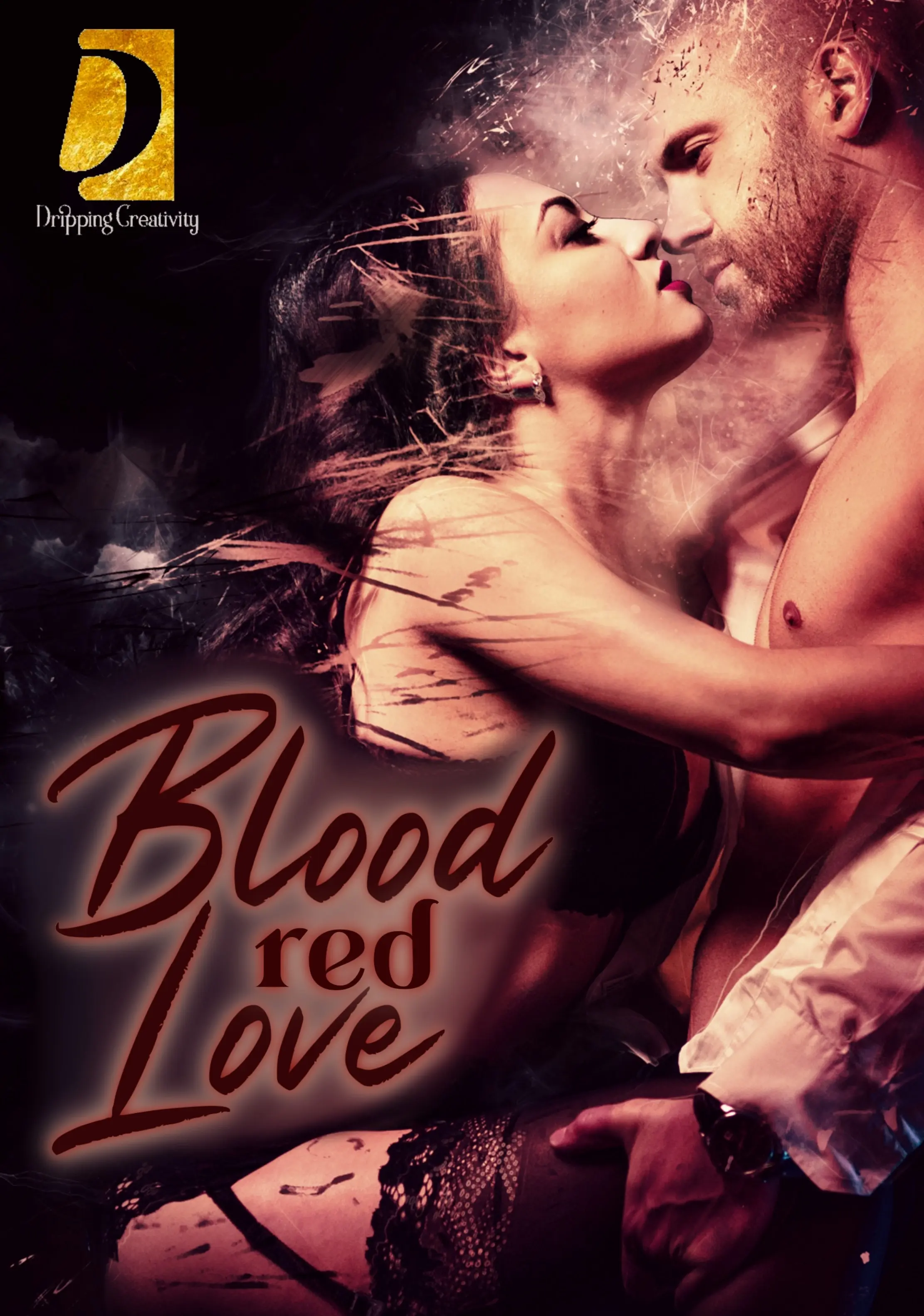 Blood red love novel cover