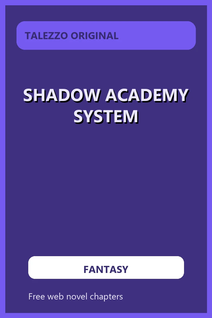 Shadow Academy System novel cover