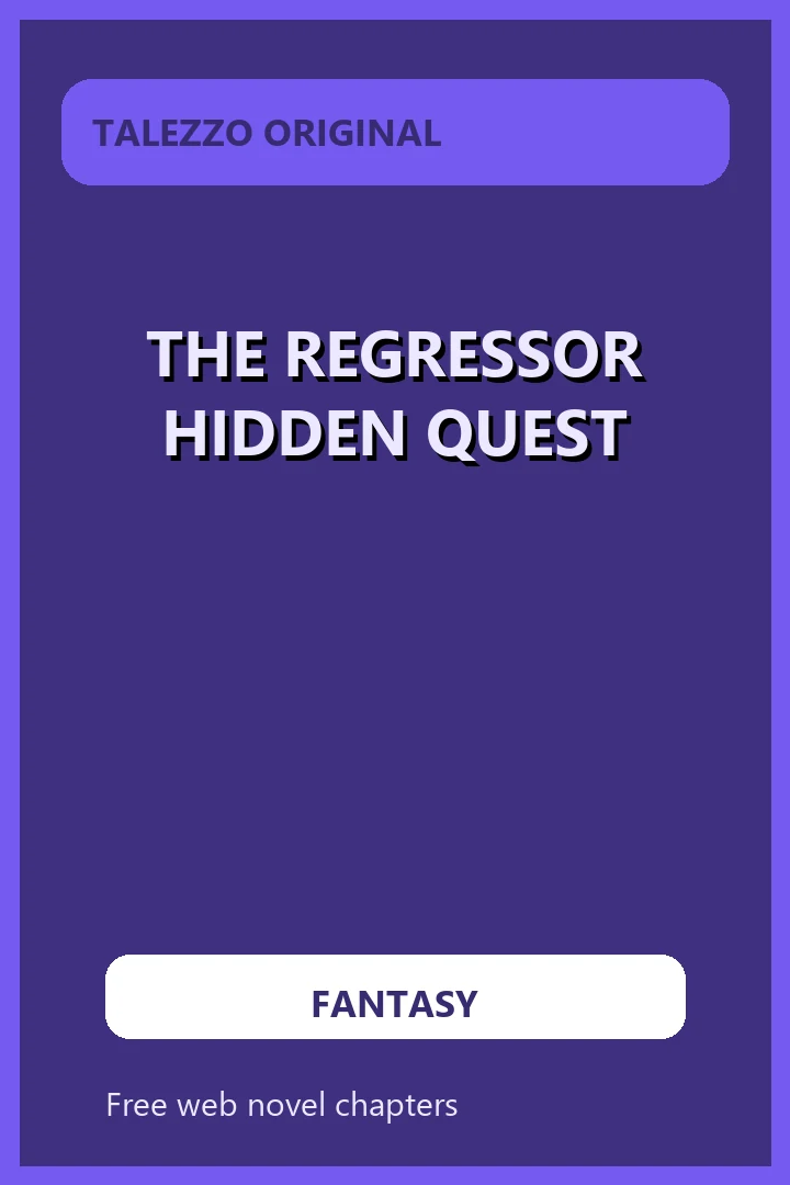 The Regressor Hidden Quest novel cover